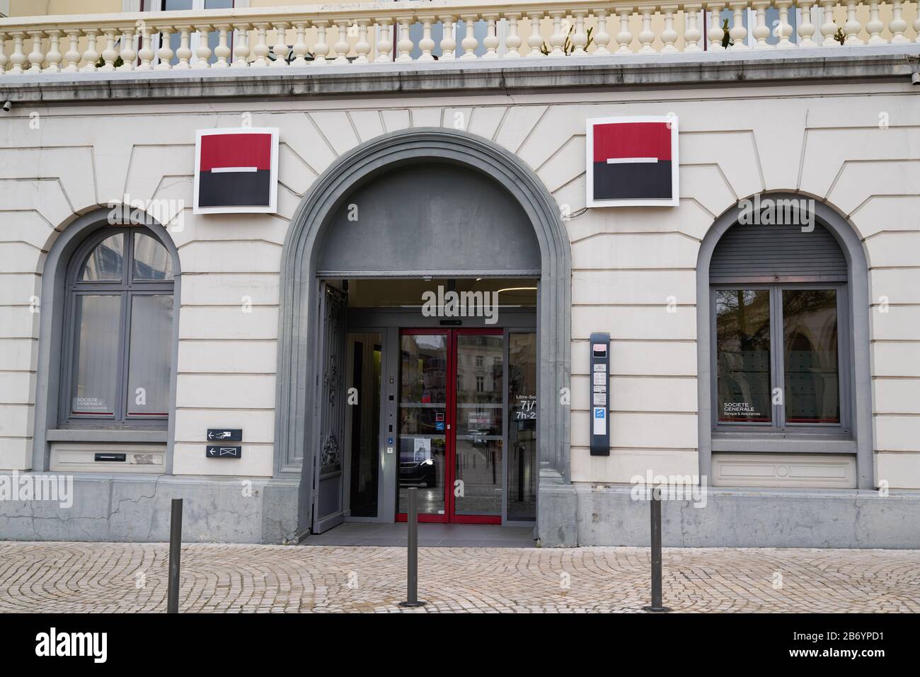 Bordeaux , Aquitaine / France - 02 21 2020 : Societe Generale enseigne  banque succursale marque bureau Photo Stock - Alamy