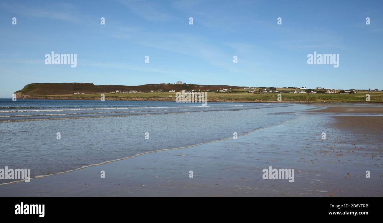 Dunnet Beach Ecosse Banque D'Images