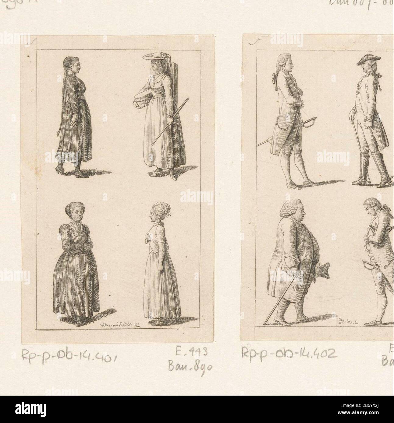 Kleding voor dames Ladies' type d'objet: Photo Numéro d'article: RP-P-OB-14.401Catalogusreferentie Bauer 890Engelmann 443b-1 (2) Marquages / marques: Marque du collectionneur, verso, estampées: Lugt 2228 Fabricant: Graveur Daniel Nikolaus ChodoWie: CKI (propriété listée) Lieu de fabrication: Berlin technique: 1782 matériel: Papier: Papier: Papier: H 96 mm (découpe de la plaque d'arête interne) × W 60 mm (découpe de la plaque d'arête interne) Commentaires impression utilisée: Köningl. Gros. Calendrier généalogique auf das Jahr 1783. Lauenburg : J. G. Berenberg, 1782. Objet: Vêtements pour spécial Banque D'Images