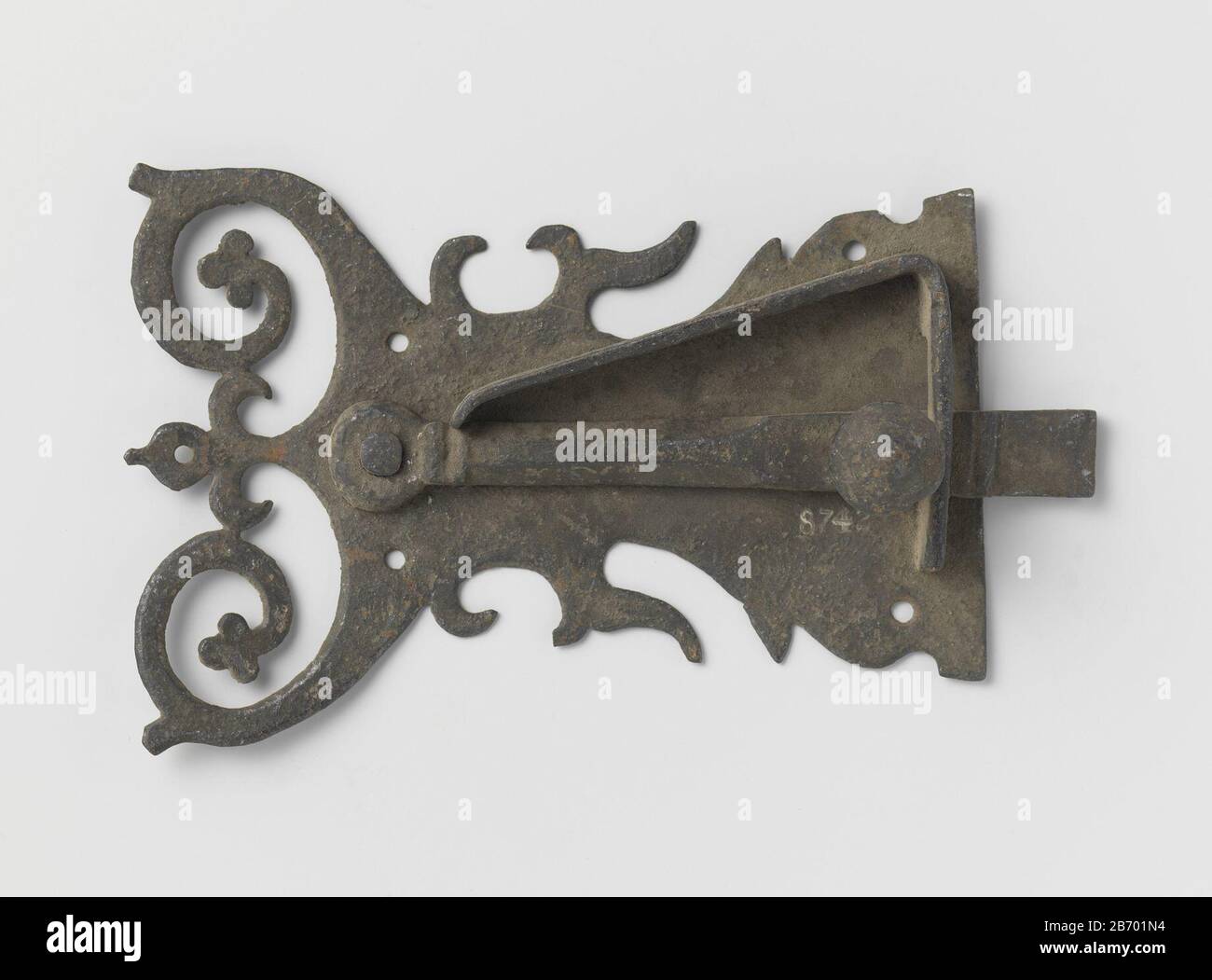 Knip Een georneerde enkele trip. Banque D'Images