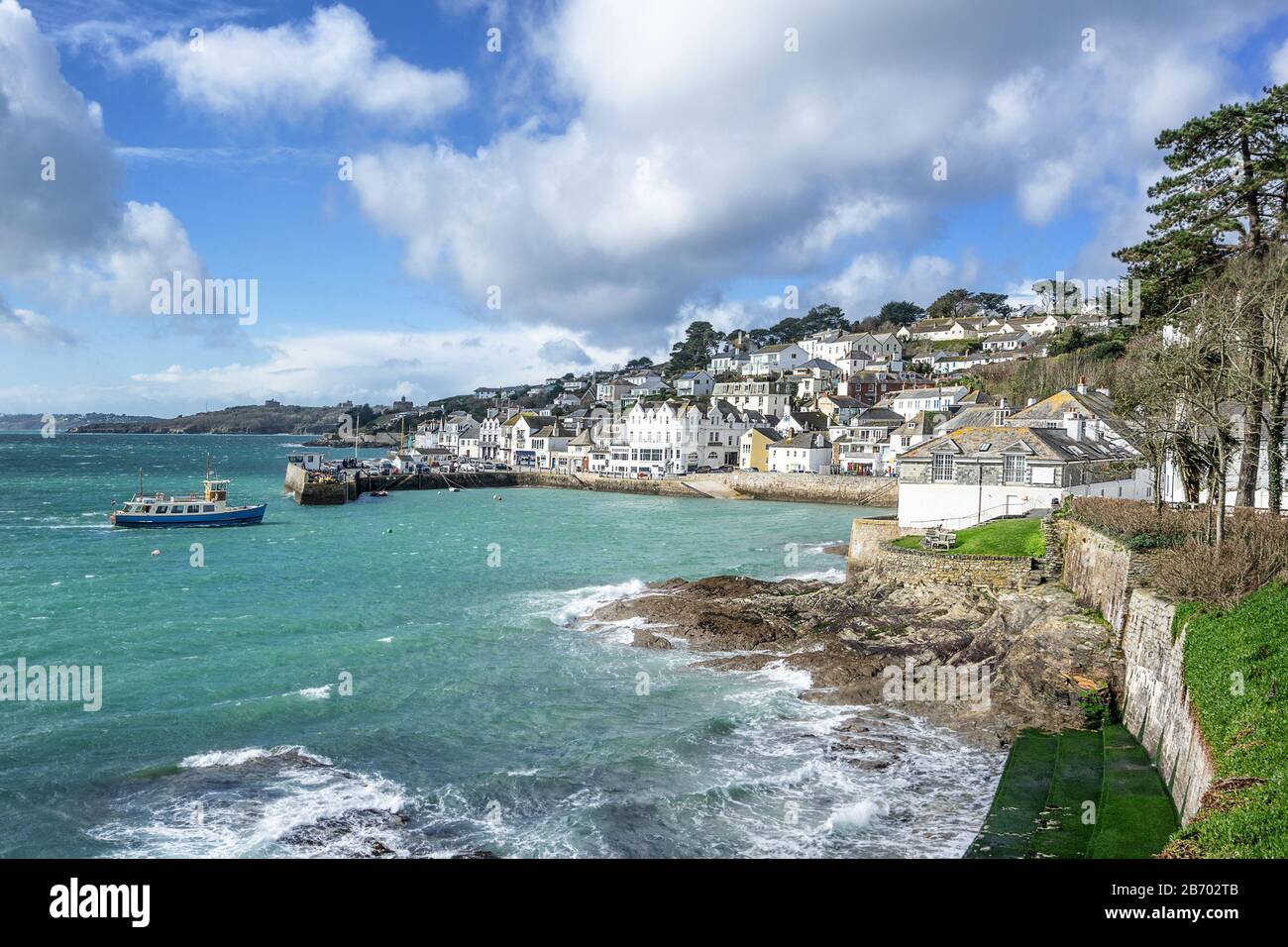 St Mawes sur la péninsule de Roseland Cornwall Banque D'Images