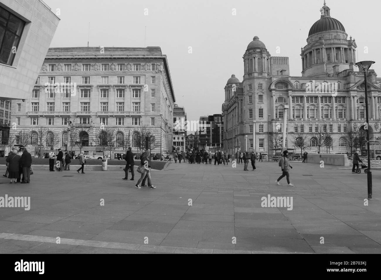 Liverpool Pier Head Merseyside Credit : Mike Clarke Alay stock photos Banque D'Images