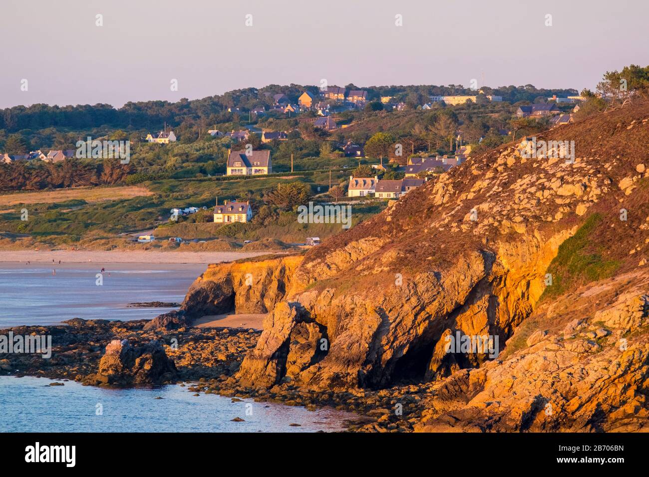 France, Bretagne (Bretagne), finistere, Crozon. Pointe de Dinan sur la ...