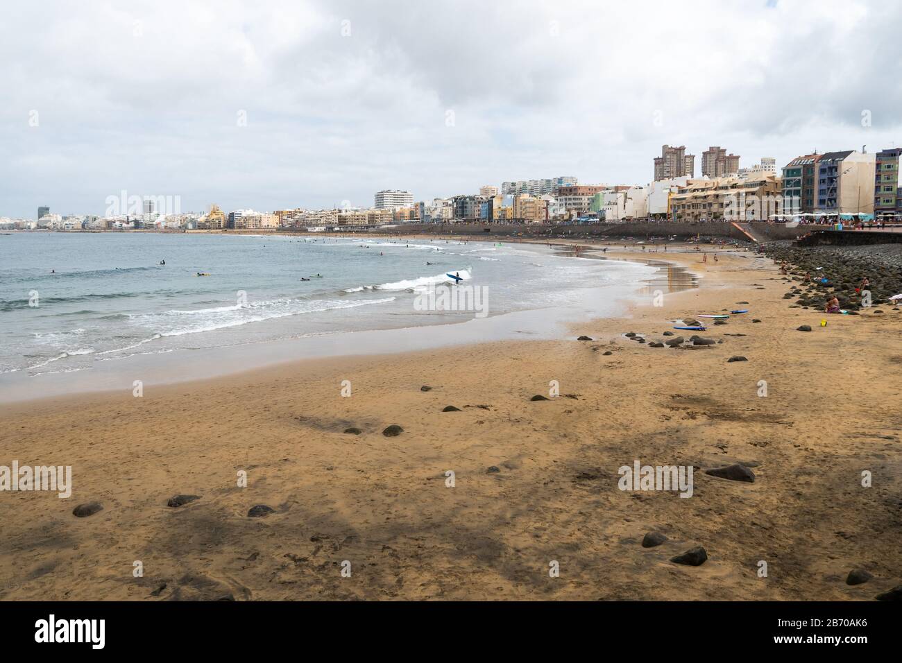 Las Canteras, la plage de Las Palmas de Gran Canaria Photo Stock - Alamy