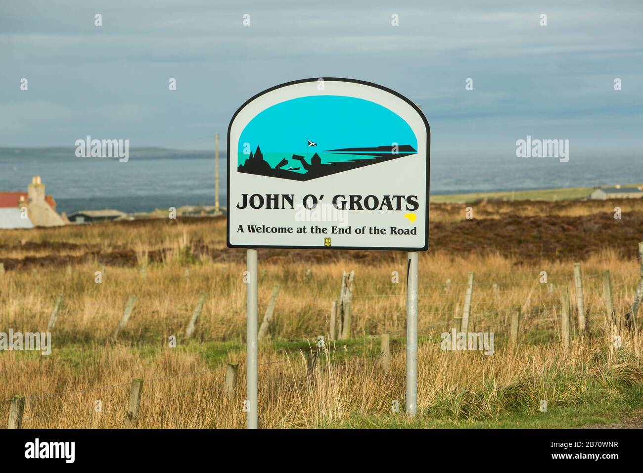 John O'Groats, Caithness, Écosse, Royaume-Uni Banque D'Images