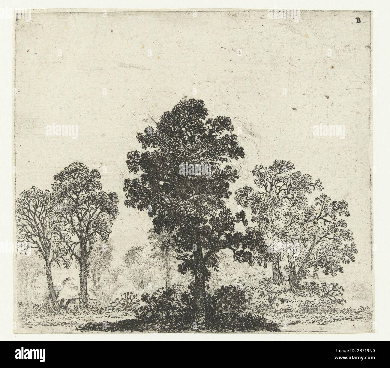 Landschap met boom in het midden Paysage avec arbre au milieu Type d'objet: Photo Numéro d'article: RP-P-BI 4921Catalogusreferentie: Holllstein Néerlandais 7 Inscriptions / marques: Marque de collecteur, centre inférieur inversé, estampillé: Lugt 2228 Fabricant: Printmaker Jan van Brosterhuyzen (inscrit sur l'objet) dans son dessin: Jan van BrozenhuysterPlaats: Pays-Bas Date: 1610 - 1650 Caractéristiques physiques: Matériel de gravure: Technique du papier: Dimensions de gravure: Bord de la plaque: H 103 mm × W 114 mm Objet: Paysages dans la zone tempérée Banque D'Images