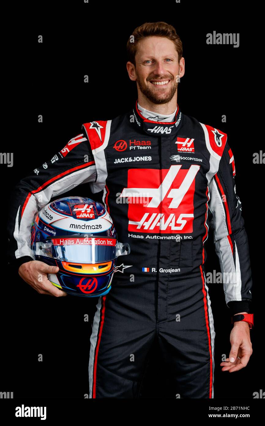 Romain Grosjean (FRA) Banque D'Images