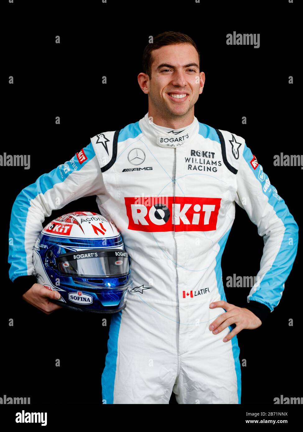 Nicholas Latifi (CAN) Banque D'Images