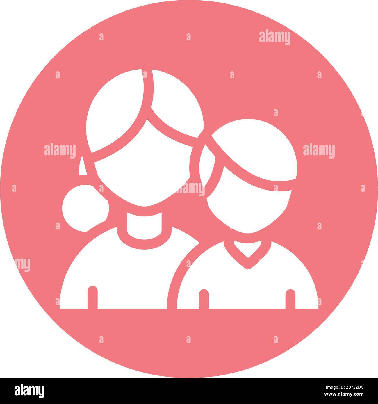 fête des mères, femme et fils portrait dessin vectoriel illustration ...