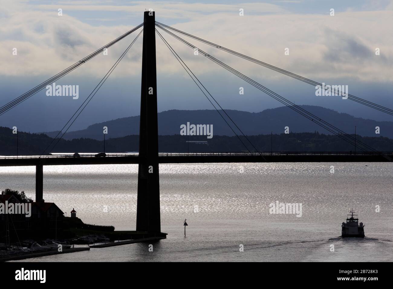 Pont-ville de Stavanger, Norvège, du comté de Ragoland Banque D'Images