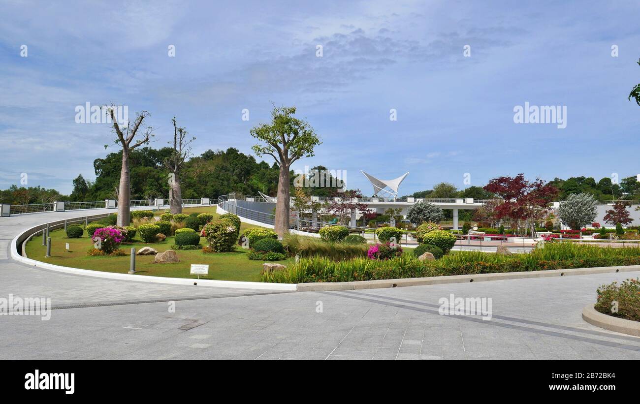 Taman Mahkota Jubli Emas À Bandar Seri Begawan, Brunei Banque D'Images