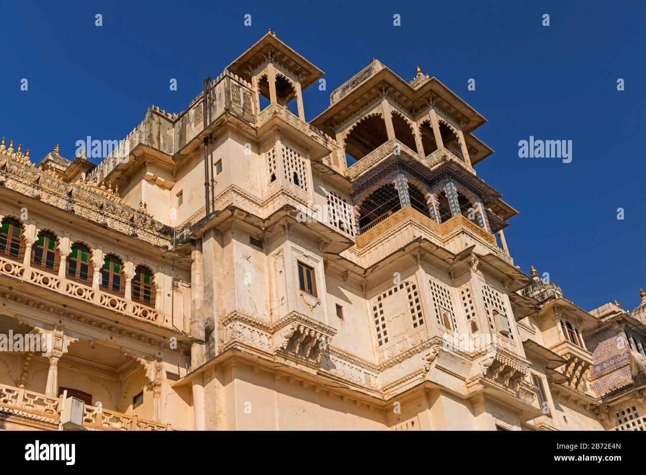 City Palace Udaipur Rajasthan Inde Banque D'Images