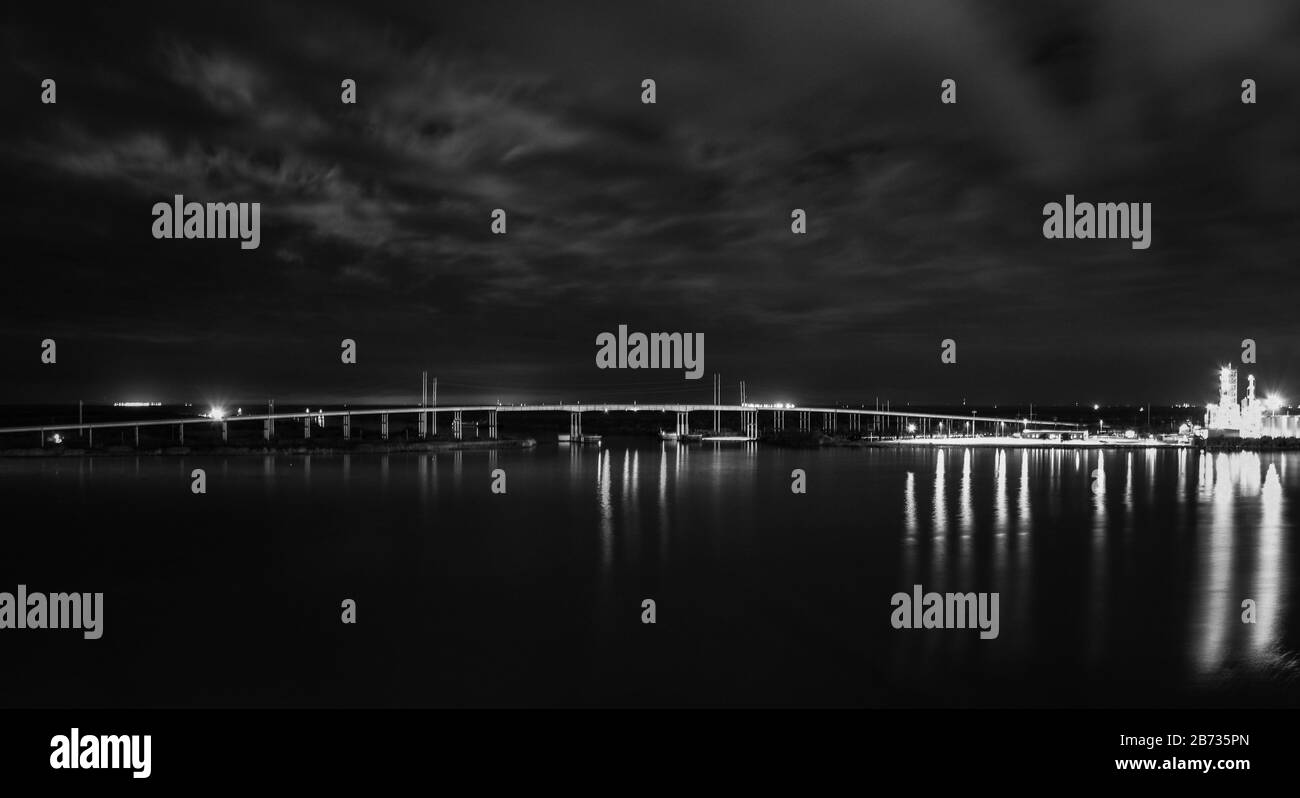 pont au-dessus de l'eau texas usa Banque D'Images