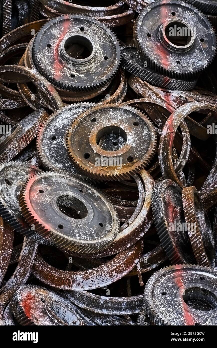 Engrenages en acier Banque de photographies et d’images à haute ...