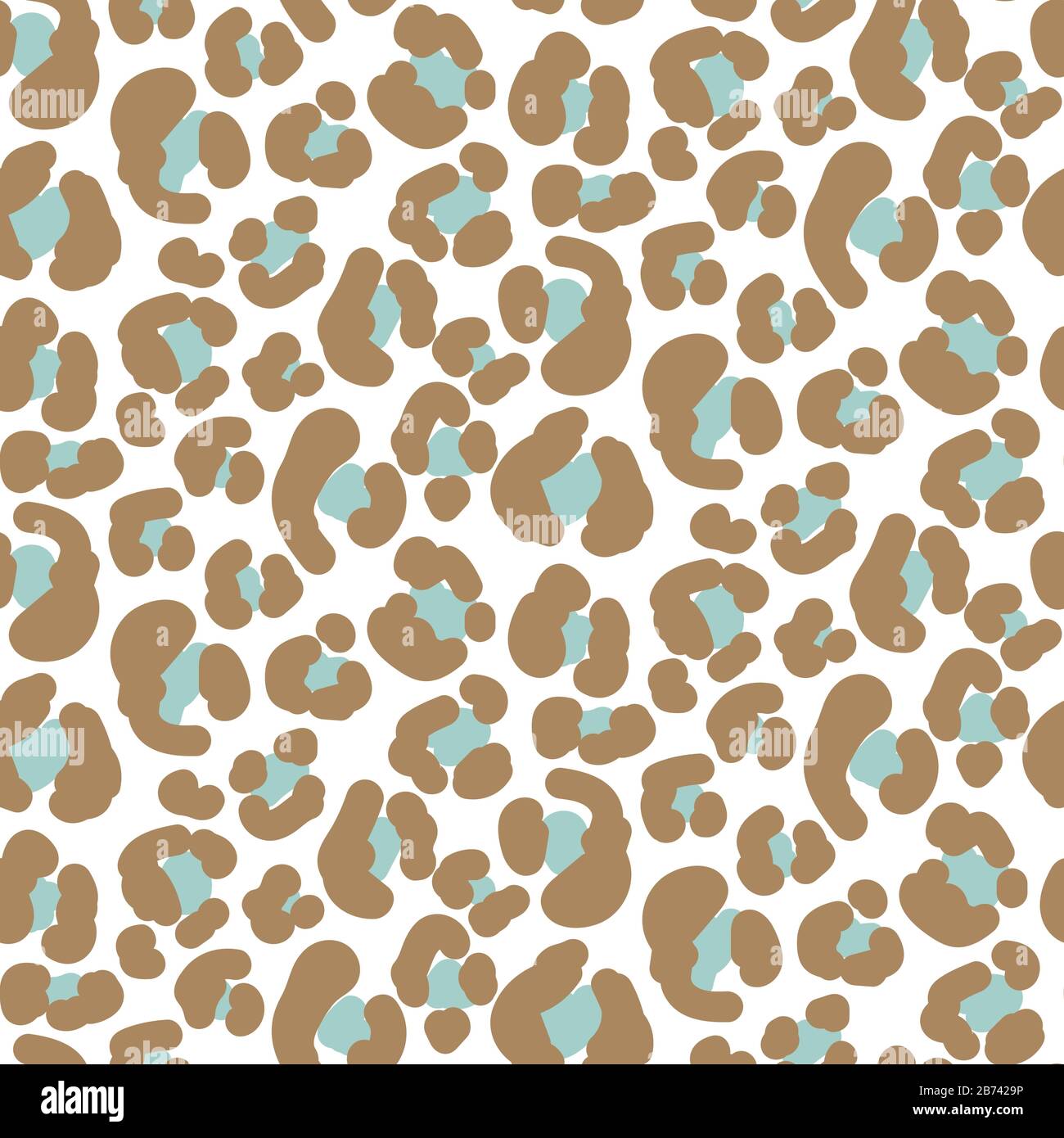 Texture simple vectorielle de motif léopard sans couture. Illustration de Vecteur