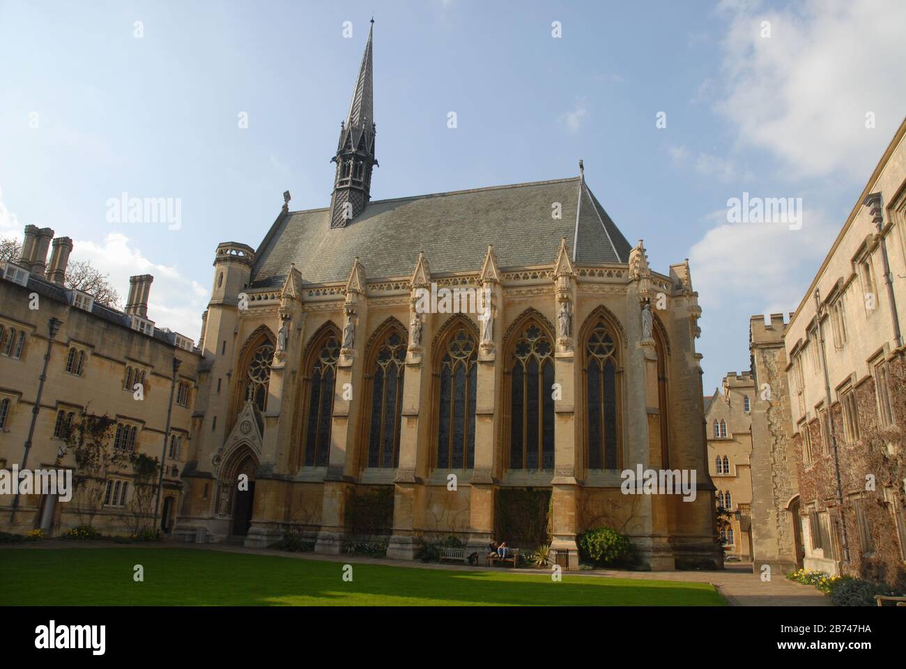 Exeter College Chapel, Exeter College, Université d'Oxford, Oxford, Oxon, Angleterre Banque D'Images