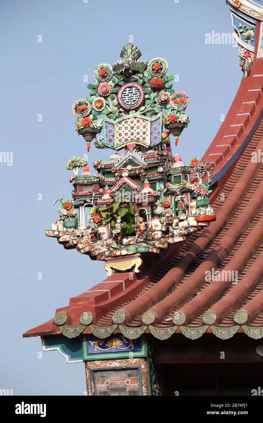 Déesse du temple chinois de Mercy à George Town sur l'île de Penang Banque D'Images