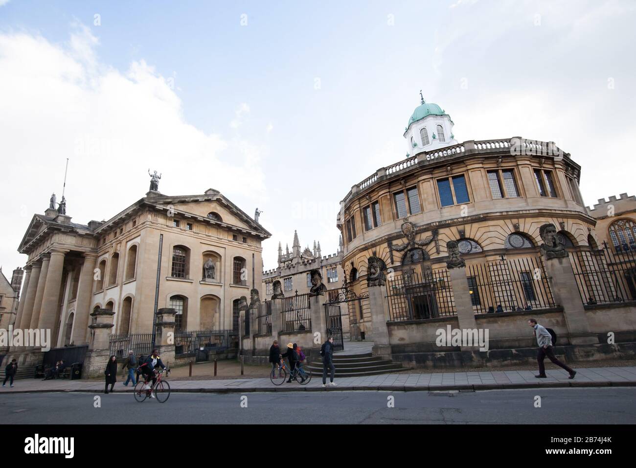 Oxford, Oxfordshire, Royaume-Uni 03 09 2020 The Bodleian Library à Oxford, Royaume-Uni Banque D'Images