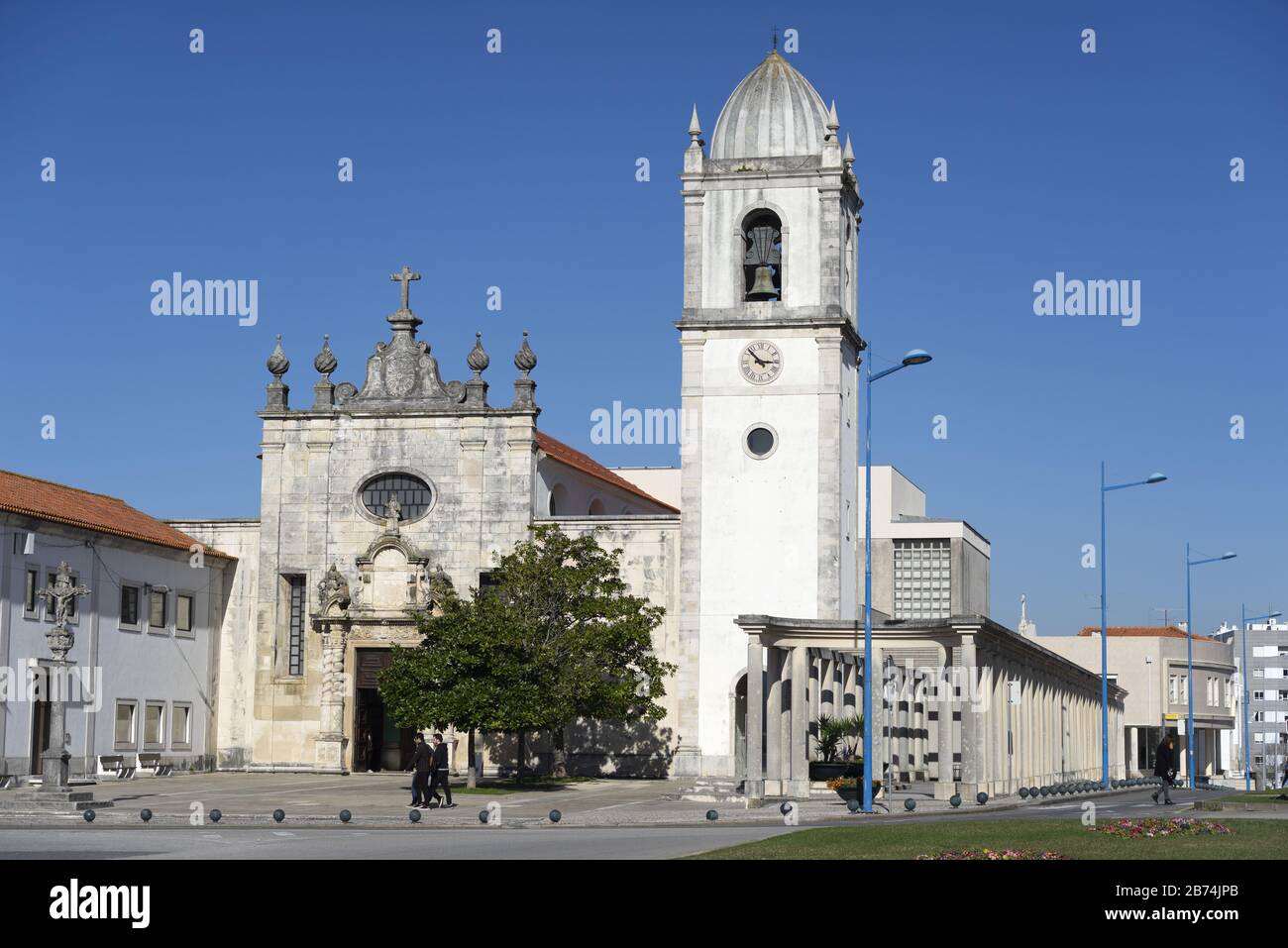 AVEIRO, PORTUGAL - 19 février 2020 : la cathédrale de l'Aveiro aka Église de Saint Dominic à Aveiro, Portugal. Europe Banque D'Images