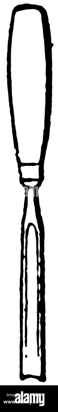 Cette illustration représente la jauge qui est un instrument ou un dispositif de mesure de l'amplitude, du dessin de ligne vintage ou de l'illustration de gravure. Illustration de Vecteur