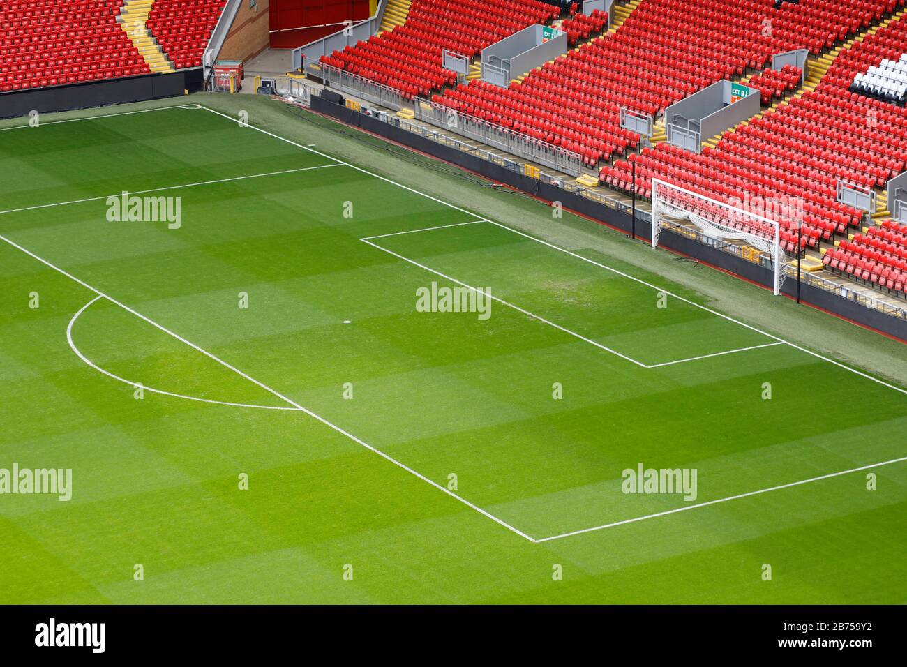 Stade Anfield de Liverpool FC, le 2 mars 2019. [traduction automatique] Banque D'Images