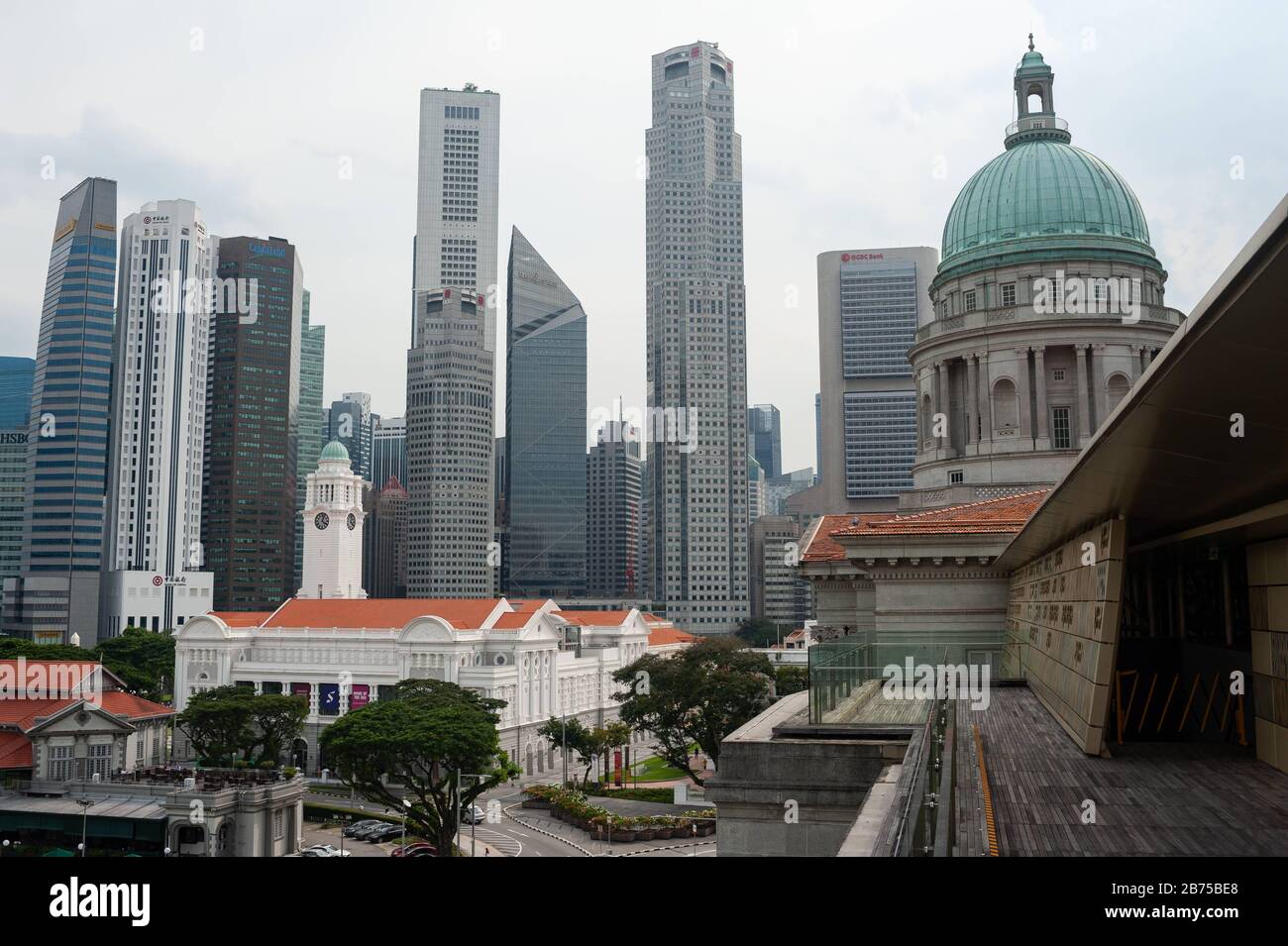 20.12.2018, Singapour, République de Singapour, Asie - vue depuis la ...