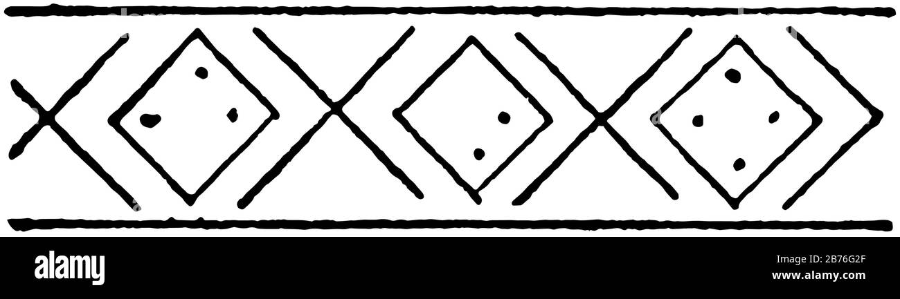 Le design persan a été fort dans la calligraphie et le travail des métaux, la conception des civilisations voisines ont été très important, dessin de ligne vintage Illustration de Vecteur