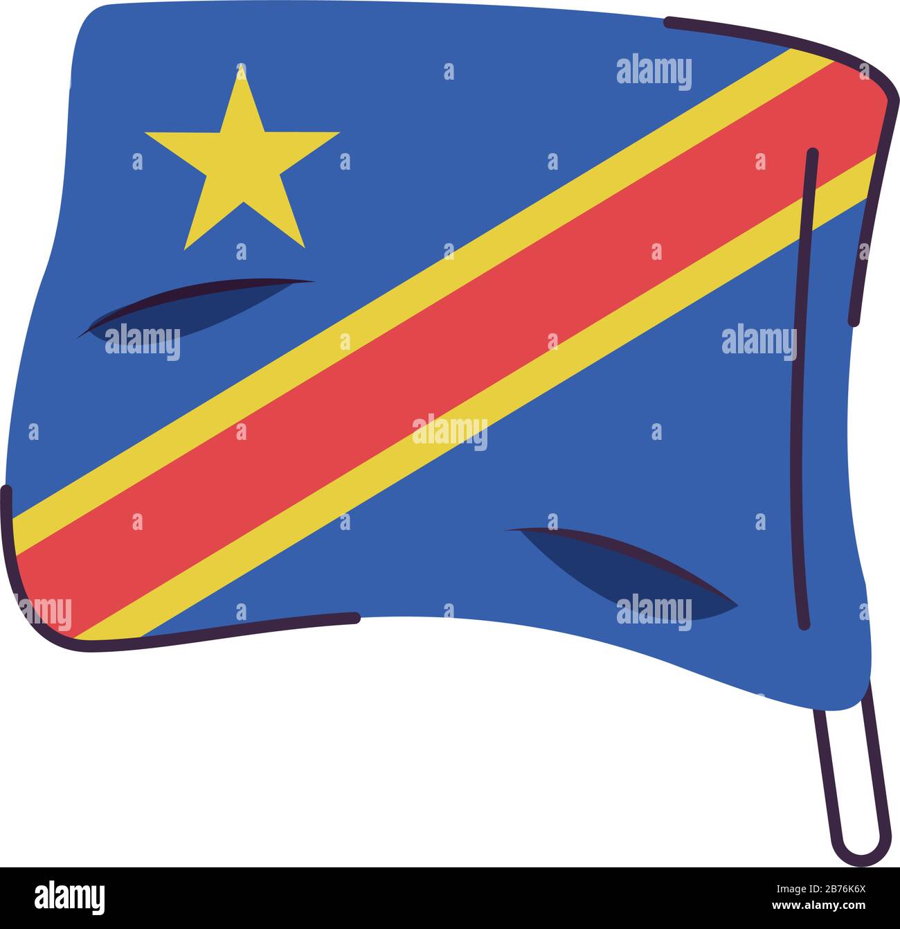 Congo dr Banque d'images vectorielles - Alamy