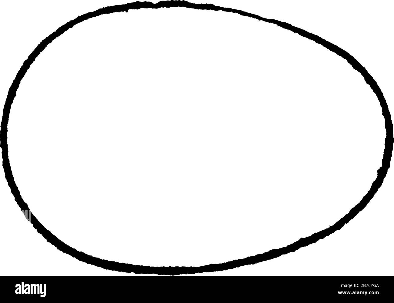 Forme ovale, courbe fermée dans un plan qui ressemble plus ou moins au contour d'un œuf, sa version tridimensionnelle est appelée ovoïde, vintage l Illustration de Vecteur