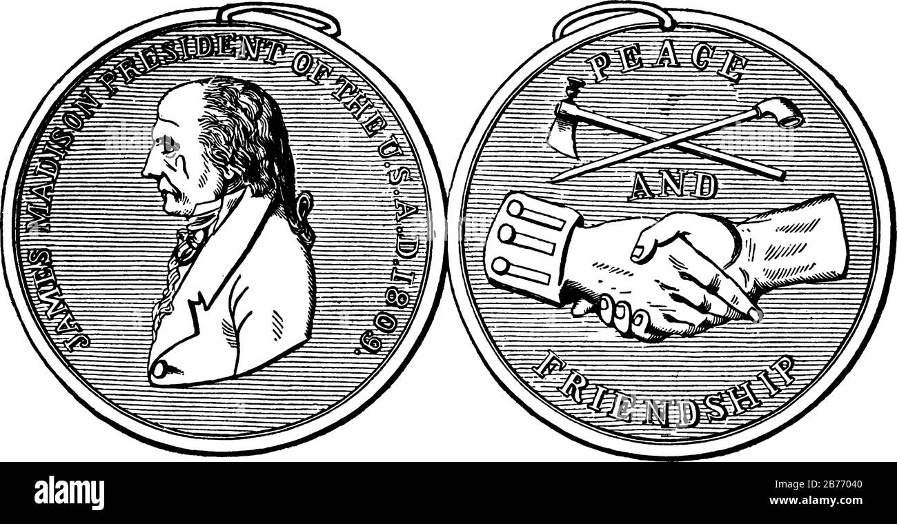 Cette photo illustre les côtés avant et arrière de la médaille du Partridge noir pour sa bonne conduite et ses services pour la paix. Un côté montre l'image Illustration de Vecteur Cette photo illustre les côtés avant et arrière de la médaille du Partridge noir pour sa bonne conduite et ses services pour la paix. Un côté montre l'image Illustration de Vecteur