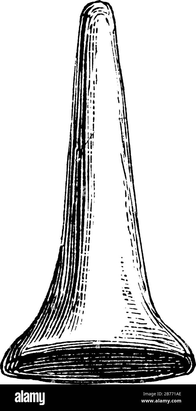 Un pilon ancien utilisé avec du mortier fabriqué par des Américains autochtones. Montrant un seul art de pilon dans lui, dessin de ligne vintage ou gravure Illustration de Vecteur