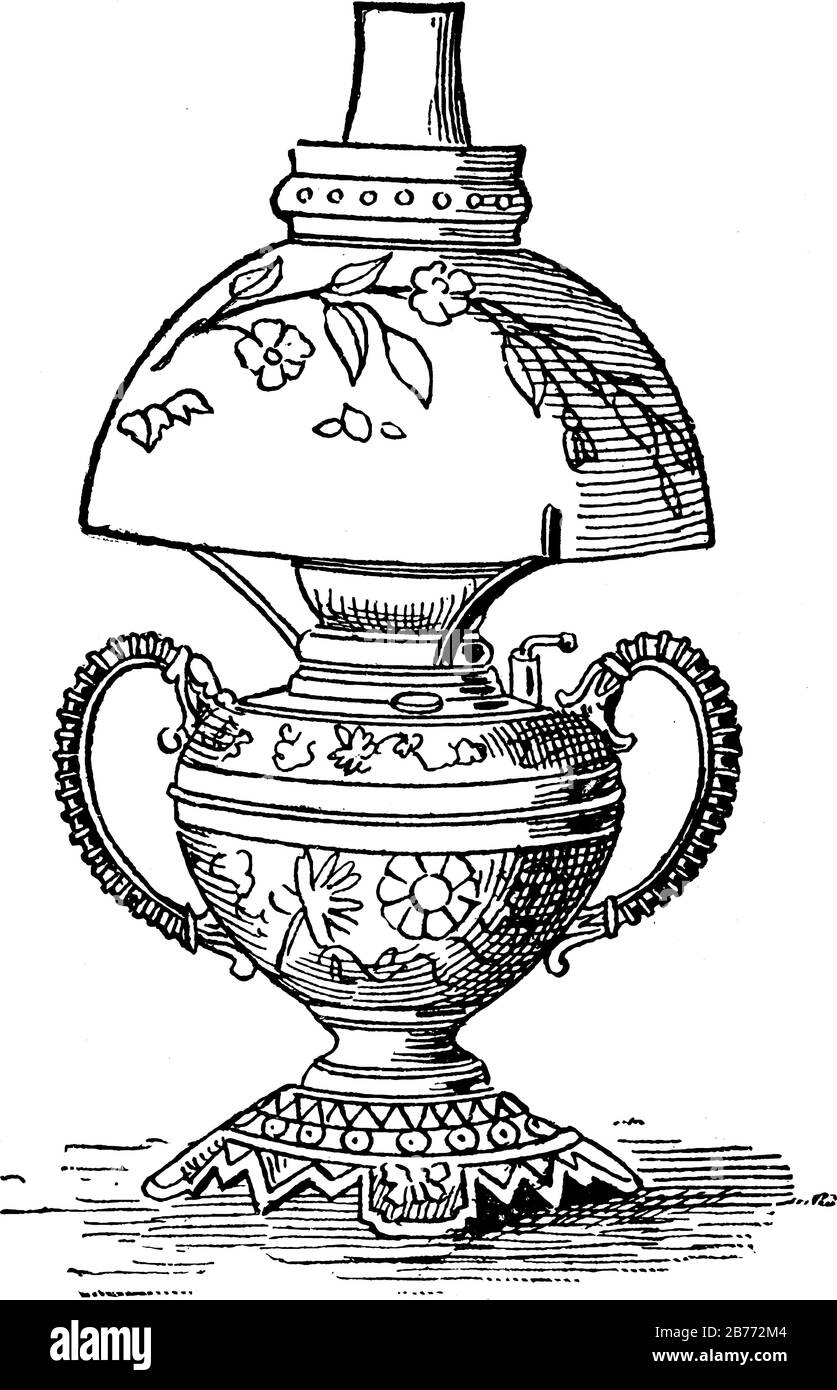 Il s'agit d'une table en bois à quatre pattes sans base. Il s'agit d'une table rectangulaire avec le dessus est lisse et les jambes ont des conceptions, le dessin vintage de ligne ou la prise Illustration de Vecteur