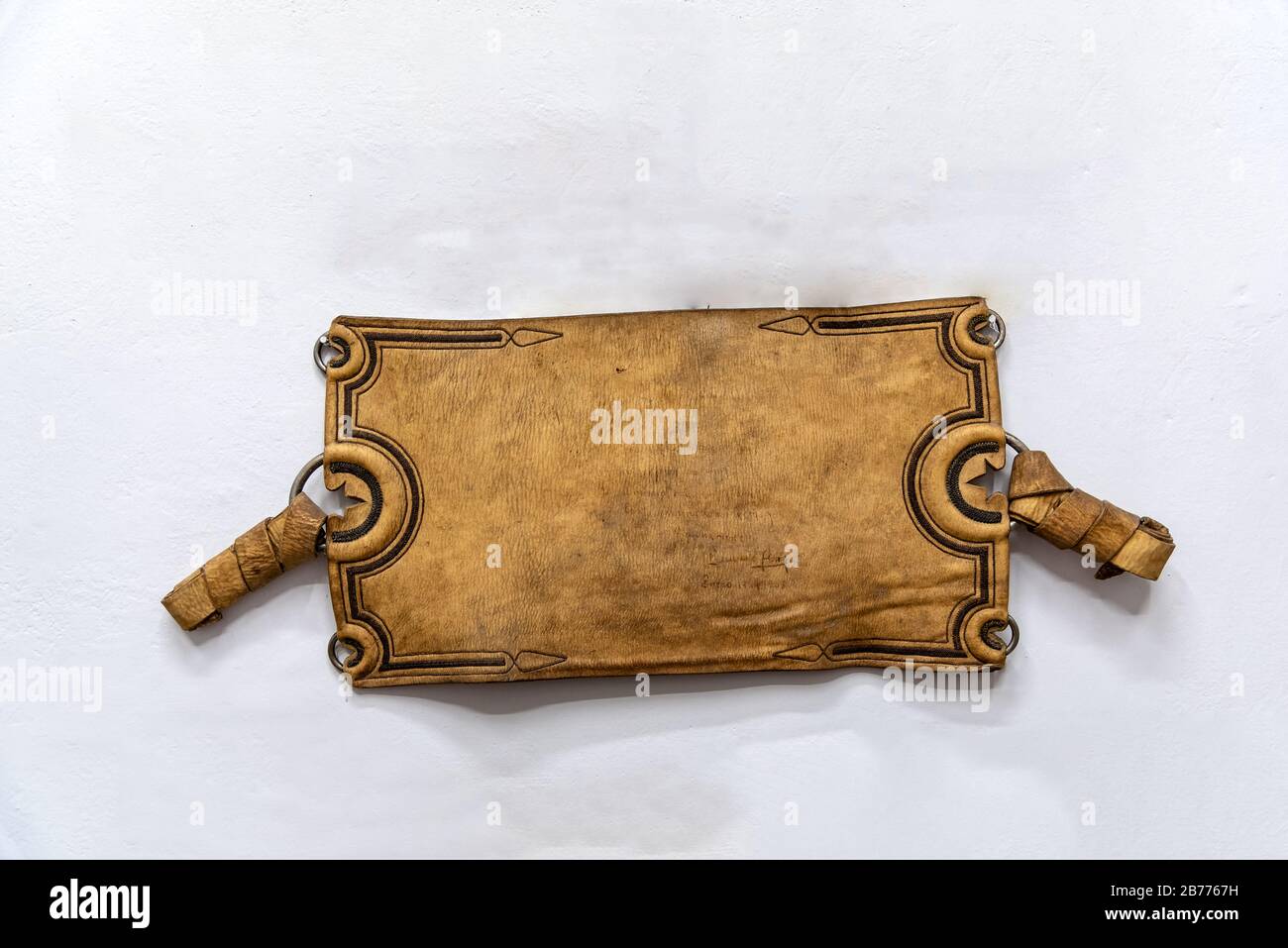 Ceinture traditionnelle des peuples autochtones et des gauchos de la région Argentine Banque D'Images