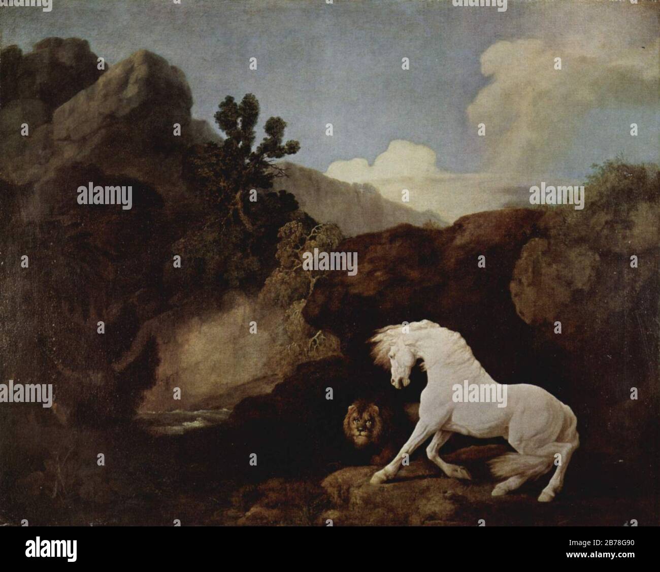 George Stubbs 004. Banque D'Images