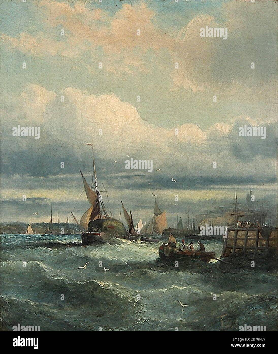 Georges William Thornley - Seestücke vor der Küste II Banque D'Images