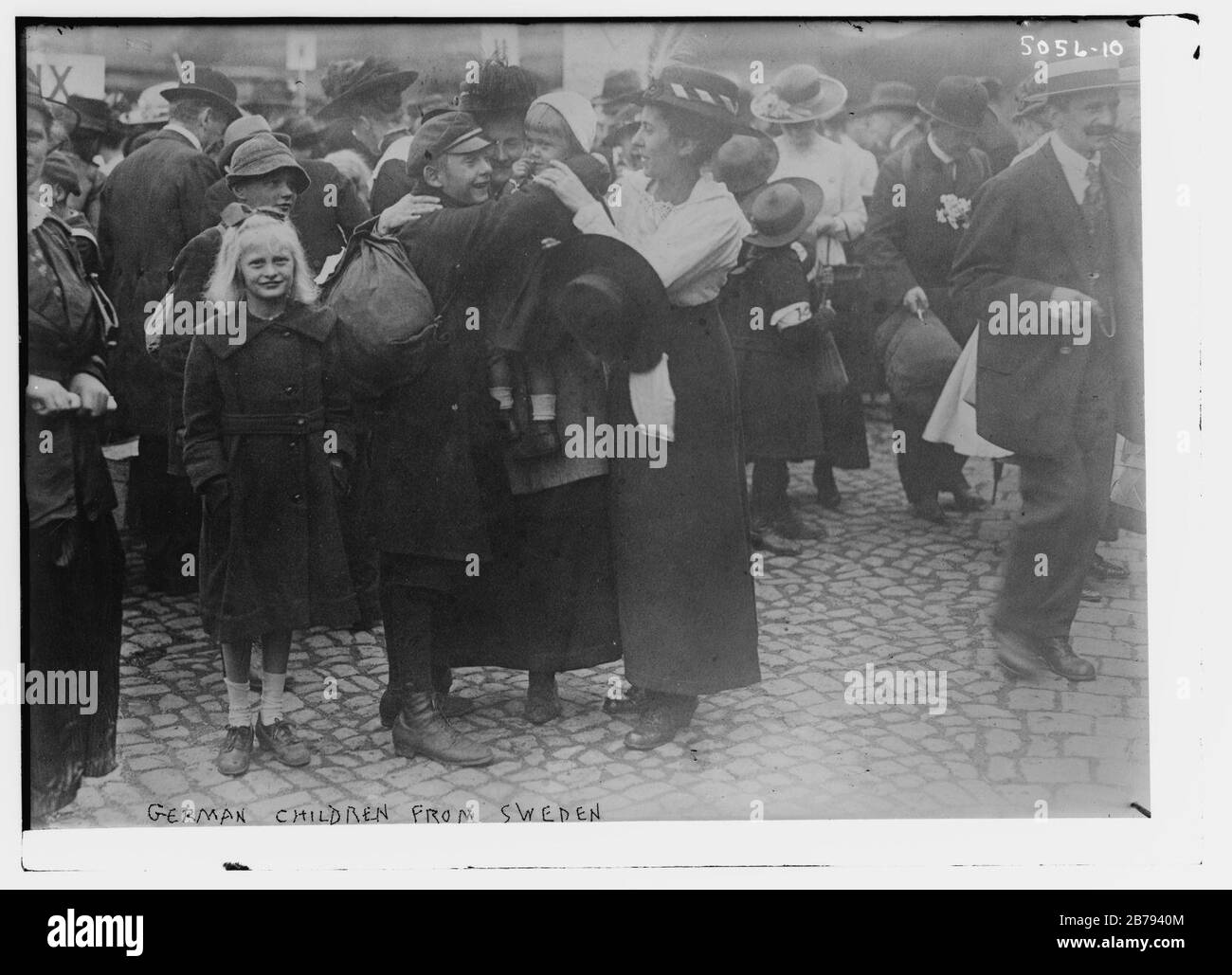 Enfants allemands de Suède Banque D'Images