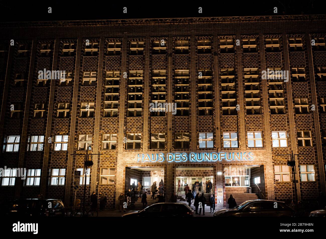 La Haus des Rundfunks à Masurenallee Berlin. Accueil de la radio Banque D'Images