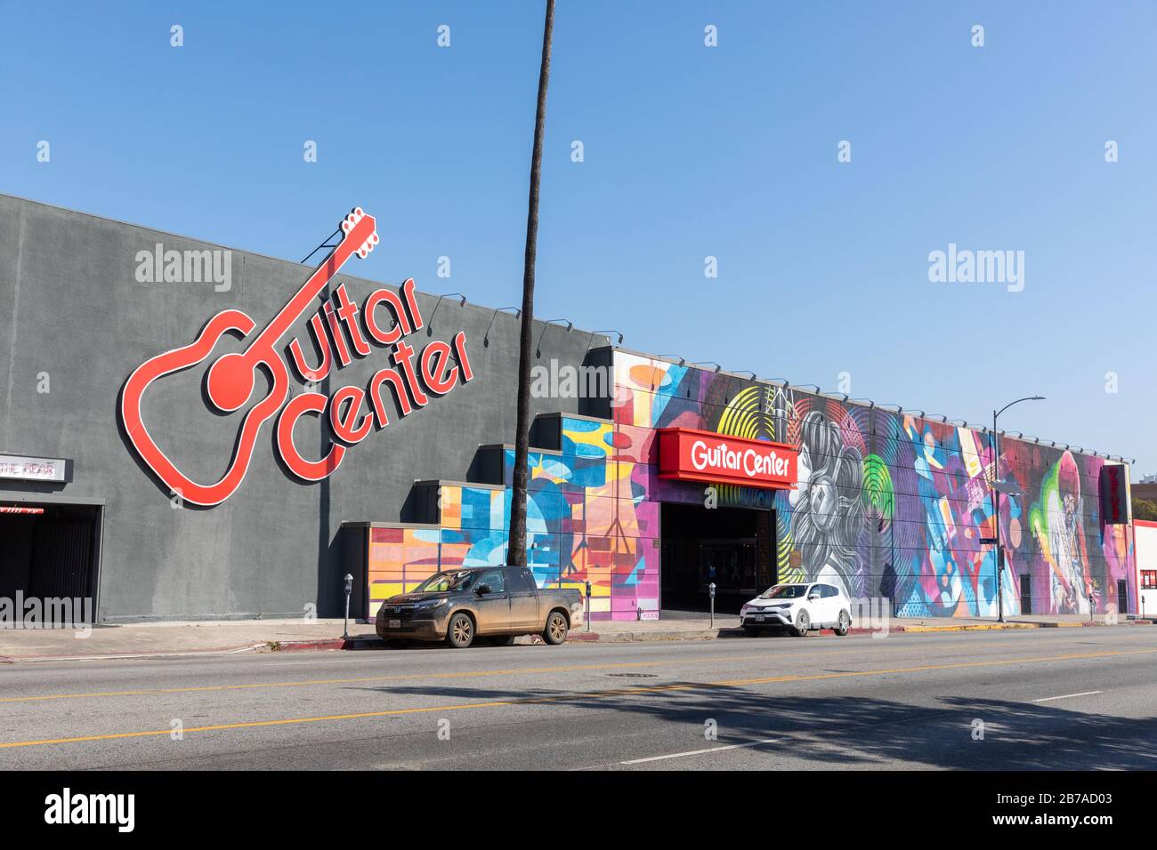 The guitar center hollywood Banque de photographies et d’images à haute