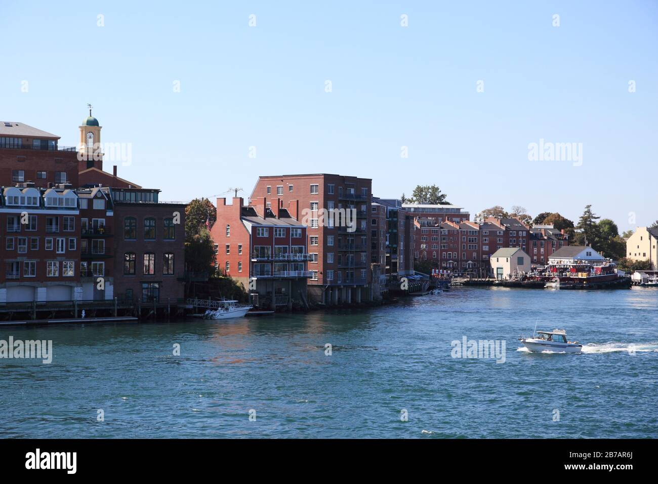 Portsmouth, Piscataqua River, New Hampshire, Nouvelle-Angleterre, États-Unis, Amérique Du Nord Banque D'Images
