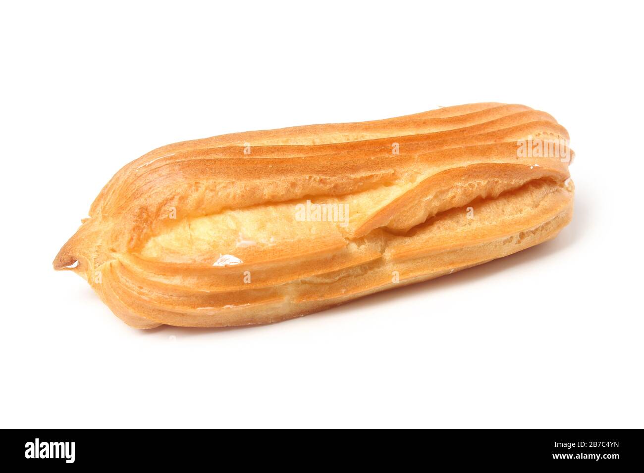 Pâte Choux isolée sur fond blanc Banque D'Images