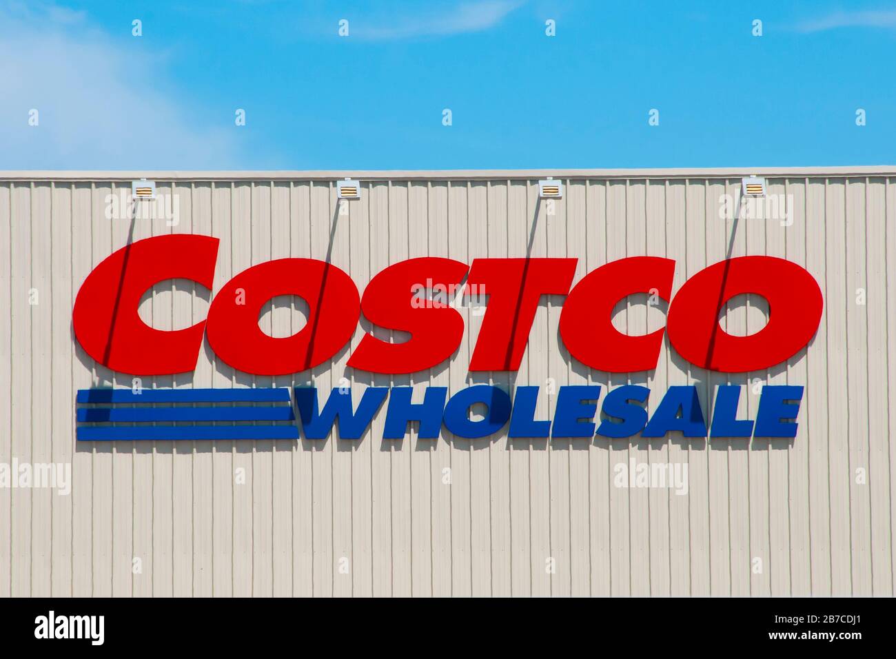 Perth, Australie - 12 février 2020 : ouverture du détaillant Costco Wholesale à Perth en 2020 Banque D'Images