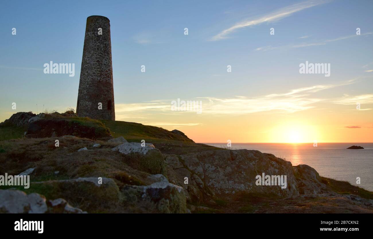 Stepper point, près de Padstow, septembre 2018 Banque D'Images