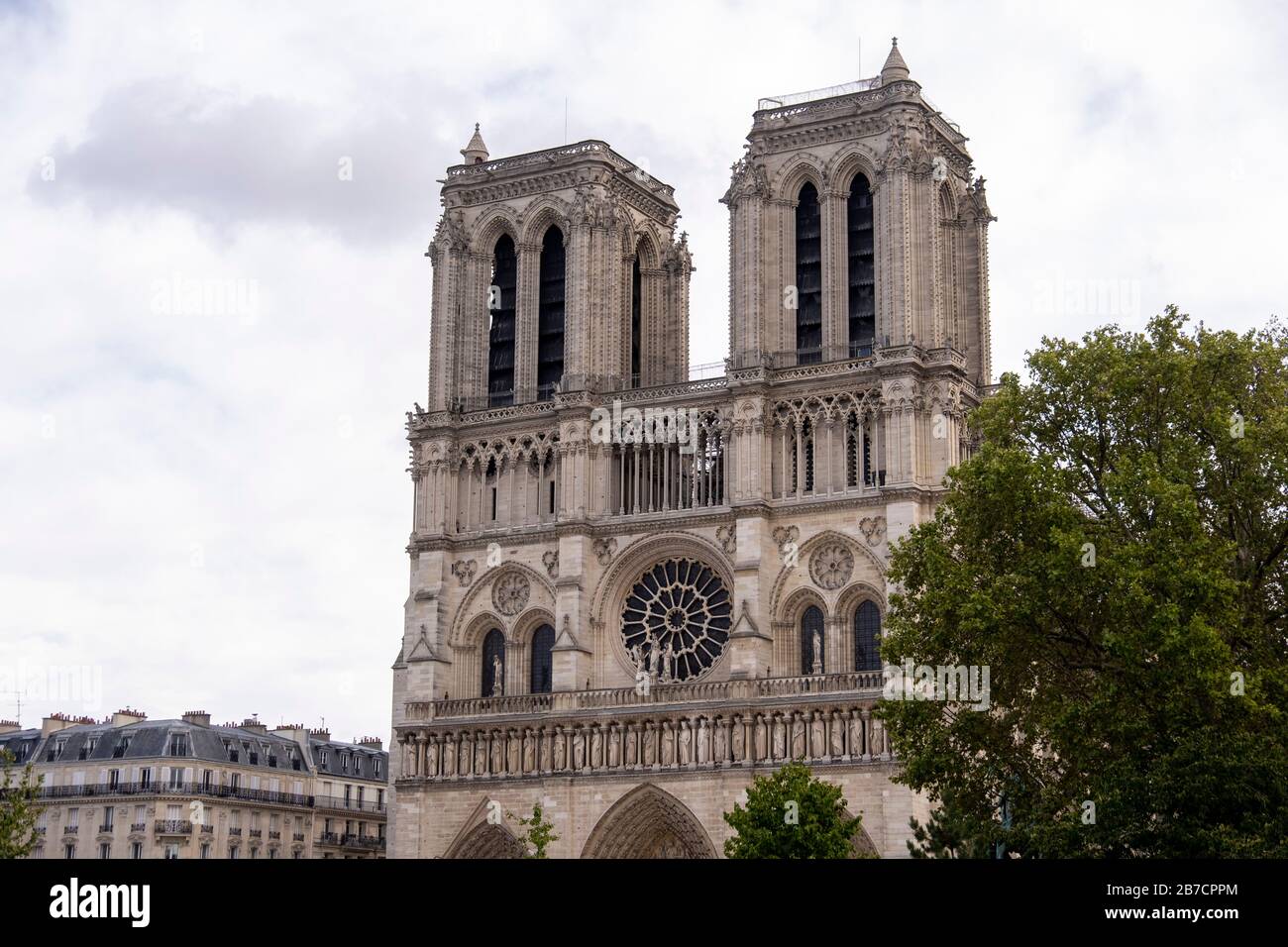 Cathédrale notre Dame de Paris, France, Europe Banque D'Images