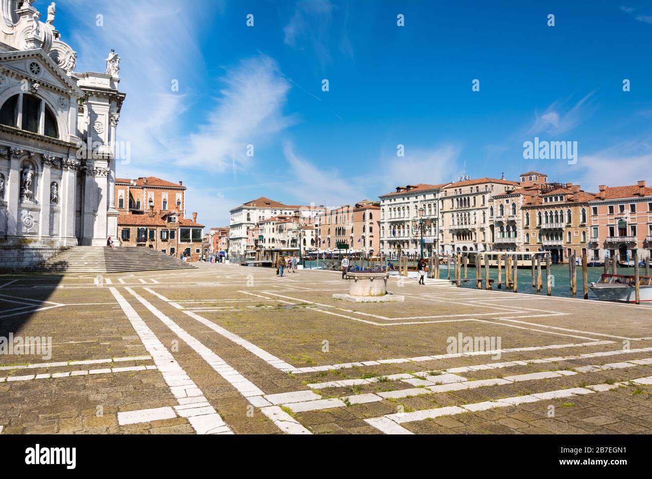 Venise, Italie - 17 MAI 2019 : vue sur la basilique Santa Maria della Salute à Venise Banque D'Images