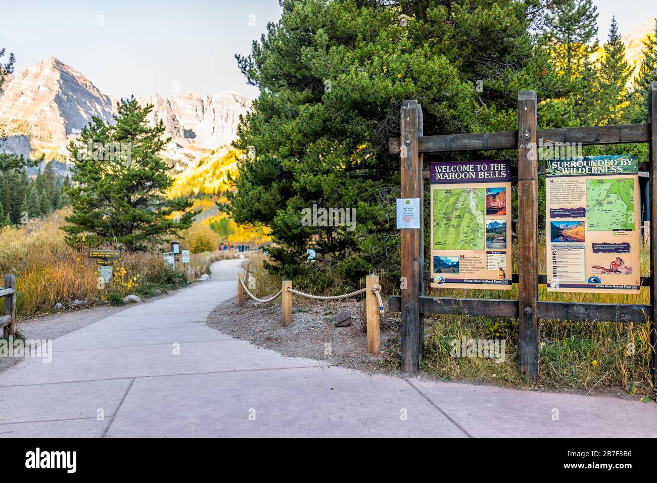 Carte du colorado aspen Banque de photographies et d’images à haute