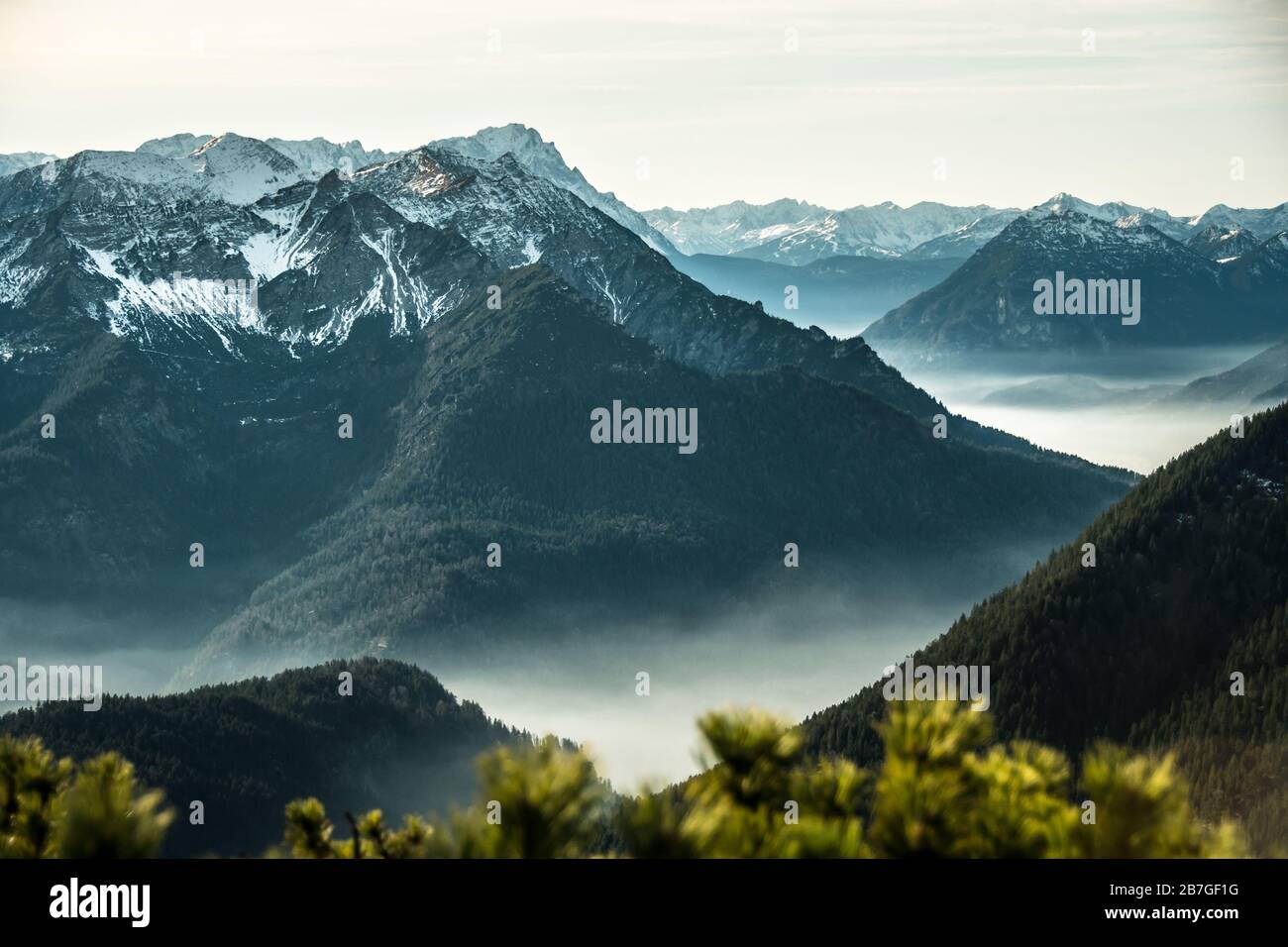 Zugspitze Banque D'Images