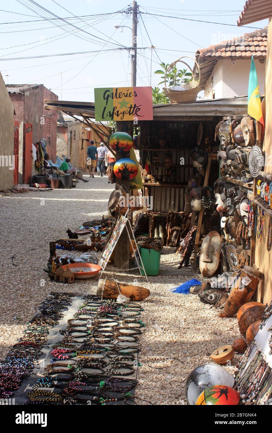 Sénégal. 11 février 2020. République du Sénégal - Ile de Fadiouth Shell, arts touristiques et artisanat. Crédit: Rolf Zimmermann | usage dans le monde/dpa/Alay Live News Banque D'Images