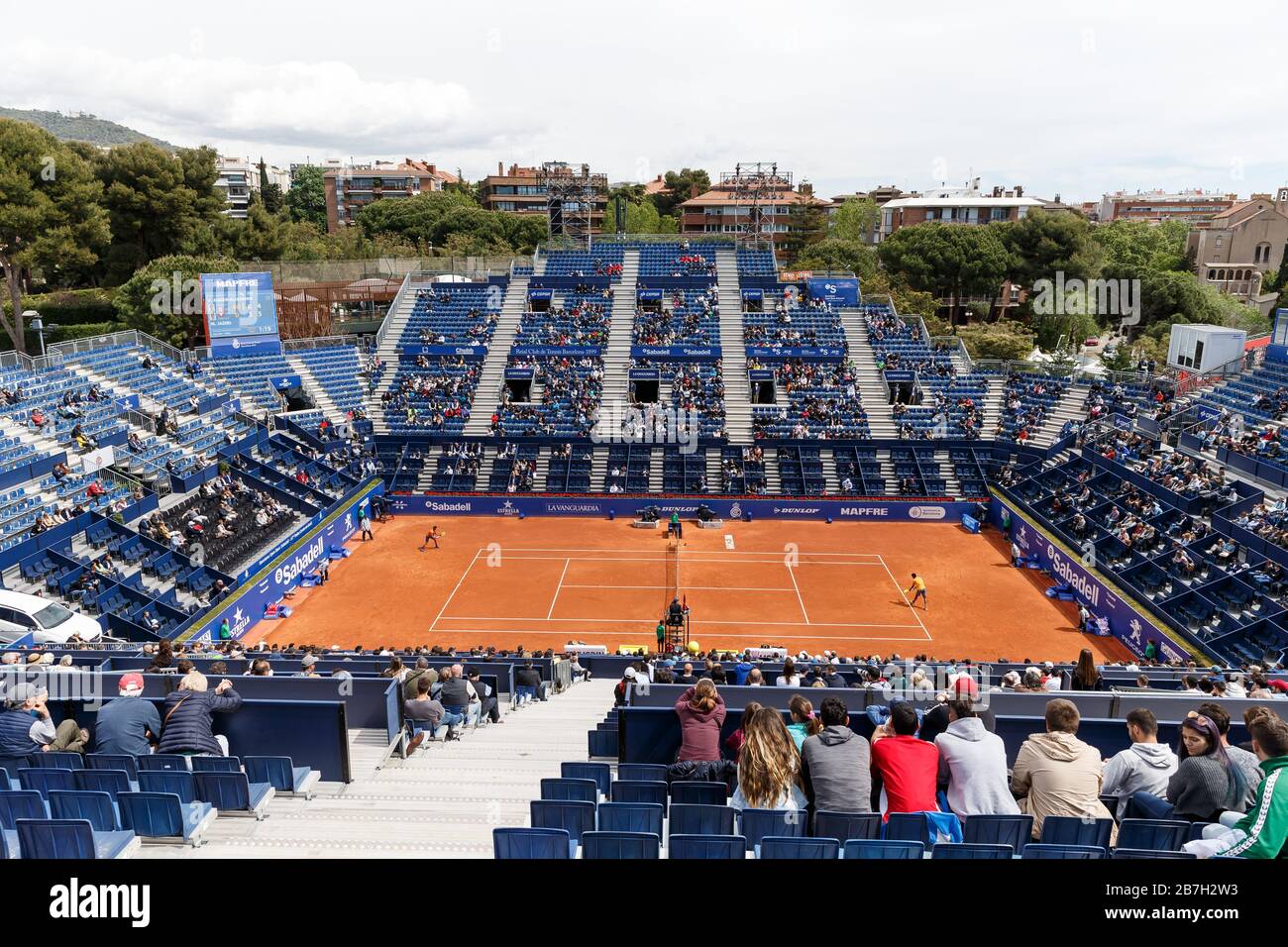 ATP 500 Barcelona Open Banc Sabadell 67 Trofeo Conde Godo au Reial Club Tenis de Barcelona le 24 avril 2019, Espagne Banque D'Images