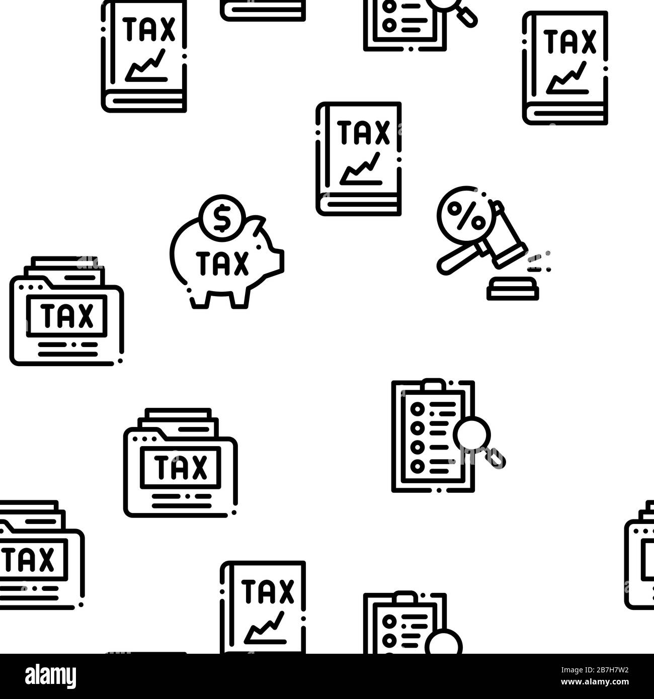 Finances du système fiscal vecteur de modèle transparent Illustration de Vecteur
