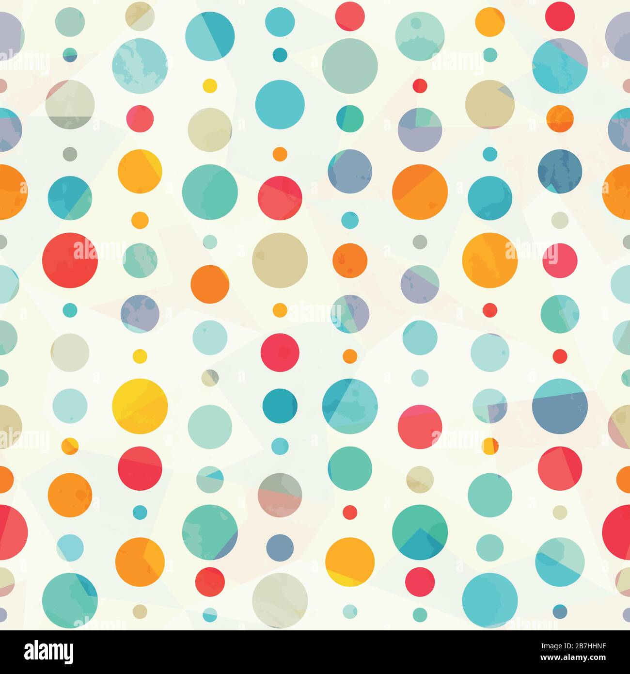Cercle de couleur motif transparent Illustration de Vecteur
